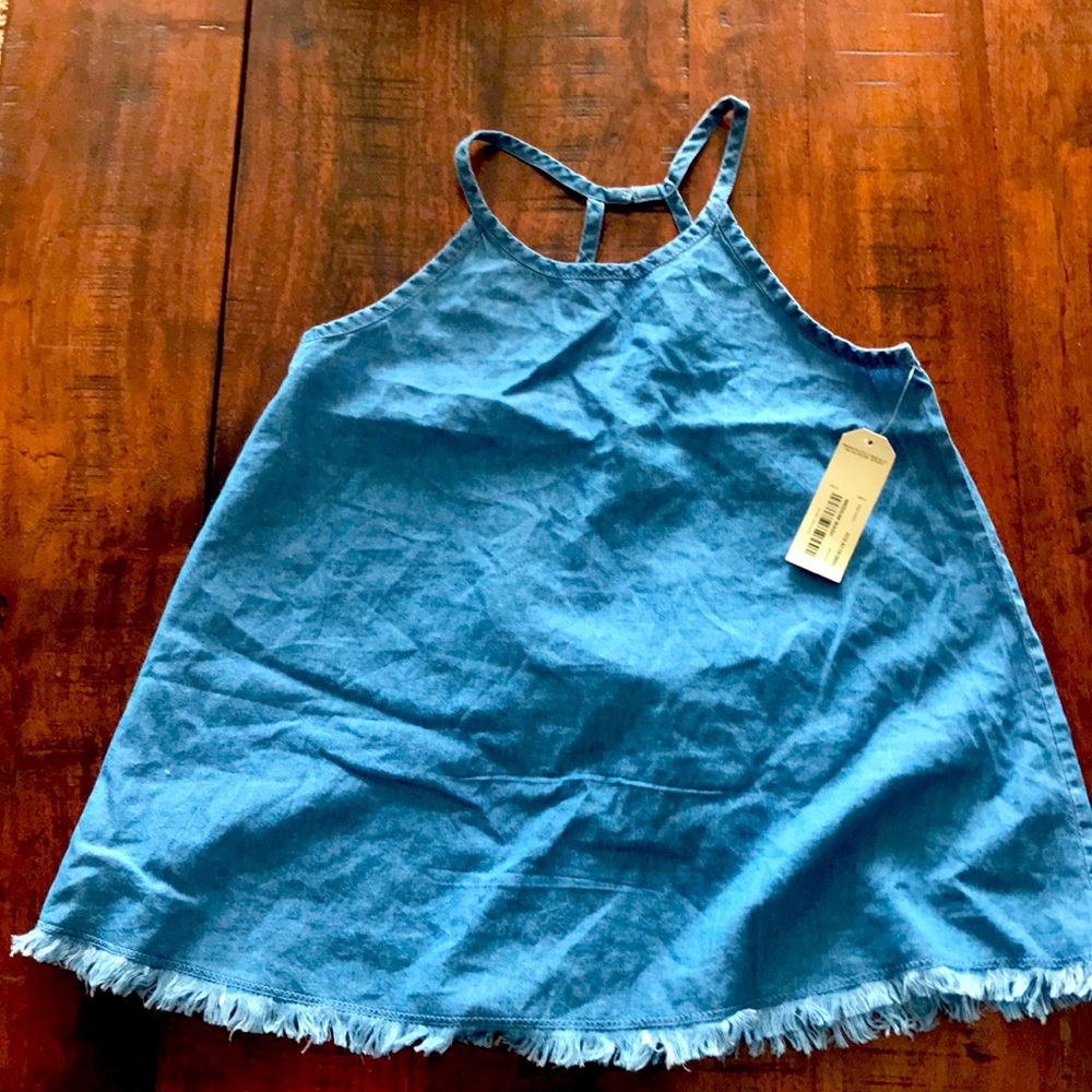 Jean tank top